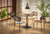 Tavolo rotondo per 4 persone rovere Umbros 90x73 cm