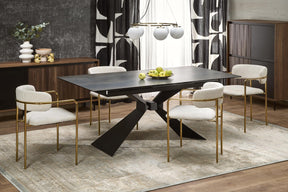 Tavolo allungabile per 6/8 persone marmo Adams 180/230x90 cm