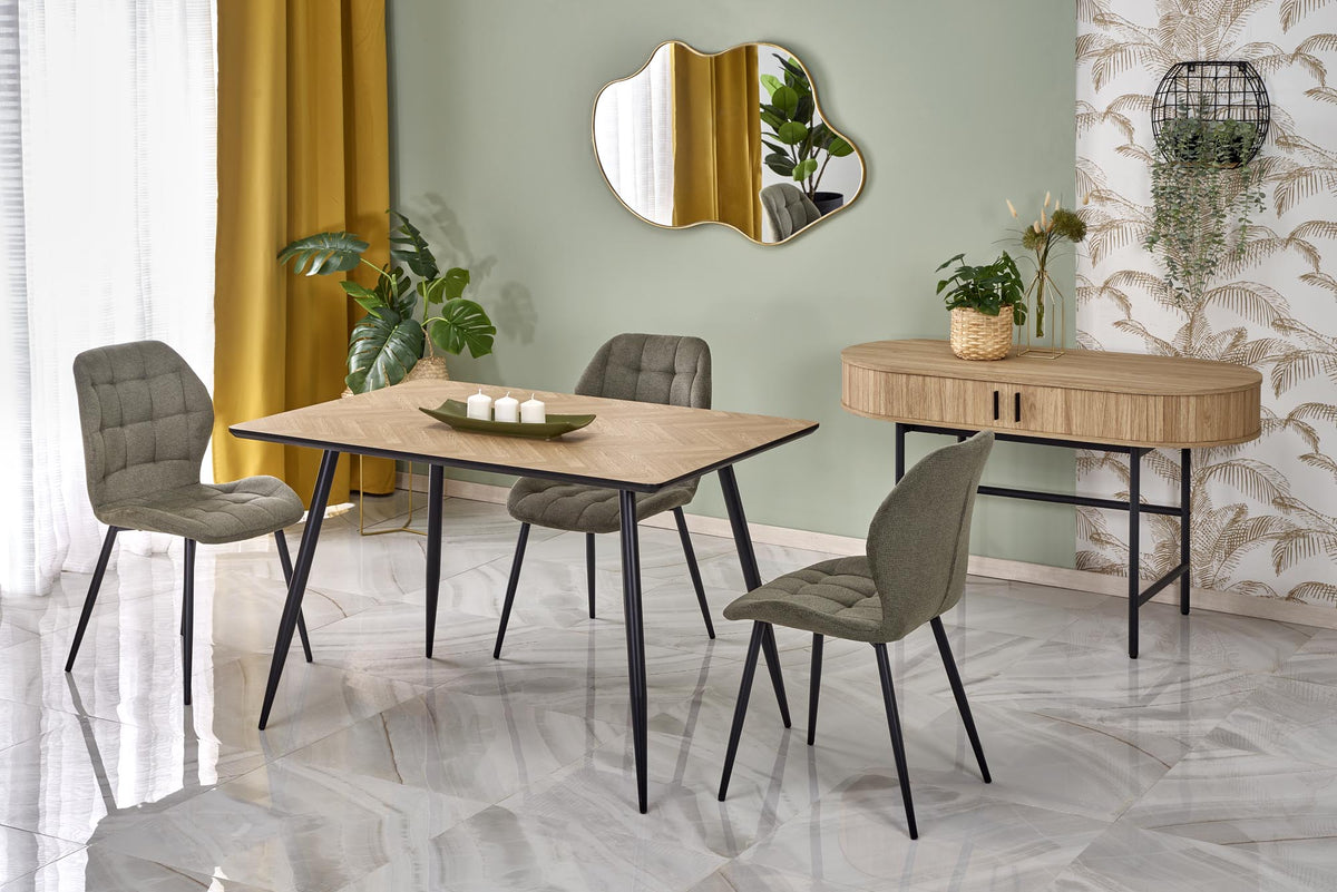 Tavolo per 4/6 persone rovere Berto 120x77 cm