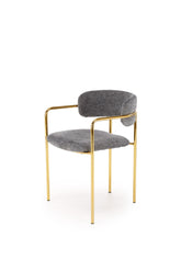 Sedia in acciaio cromato Raya 54x76 cm