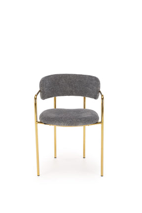 Sedia in acciaio cromato Raya 54x76 cm