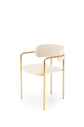 Sedia in acciaio cromato Raya 54x76 cm