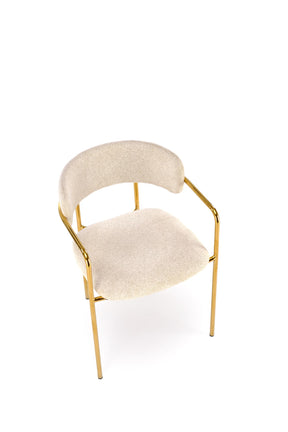Sedia in acciaio cromato Raya 54x76 cm