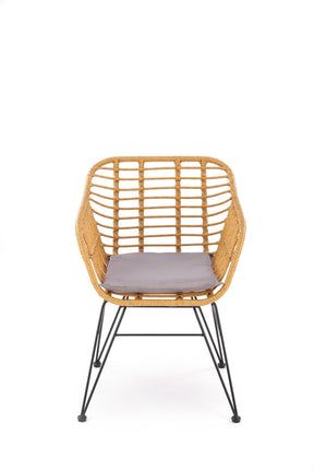 Set di 2 sedie da esterno in rattan sintetico Ely 55x42 cm
