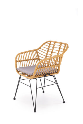 Set di 2 sedie da esterno in rattan sintetico Ely 55x42 cm