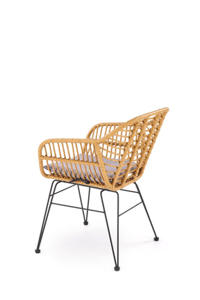 Set di 2 sedie da esterno in rattan sintetico Ely 55x42 cm