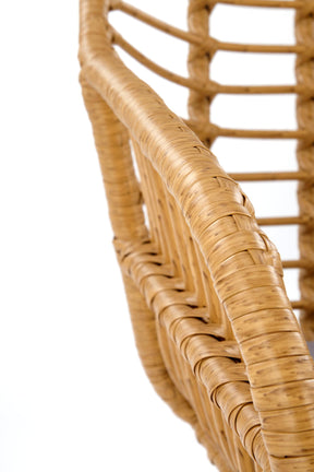 Set di 2 sedie da esterno in rattan sintetico Ely 55x42 cm
