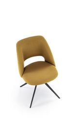 Sedia in acciaio girevole Eva 52x79 cm