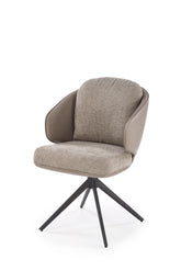 Sedia girevole in acciaio Tery 58x67 cm