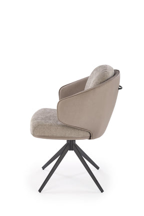 Sedia girevole in acciaio Tery 58x67 cm