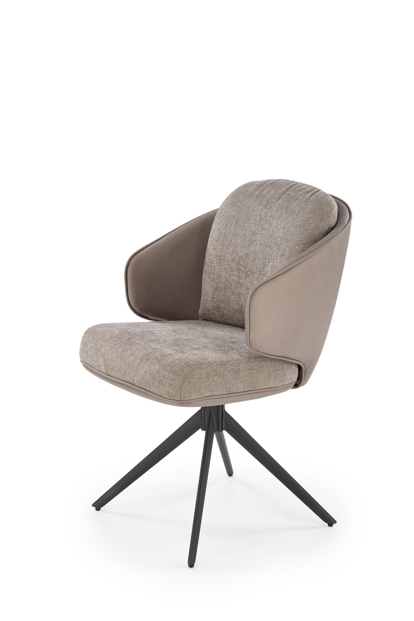 Sedia girevole in acciaio Tery 58x67 cm