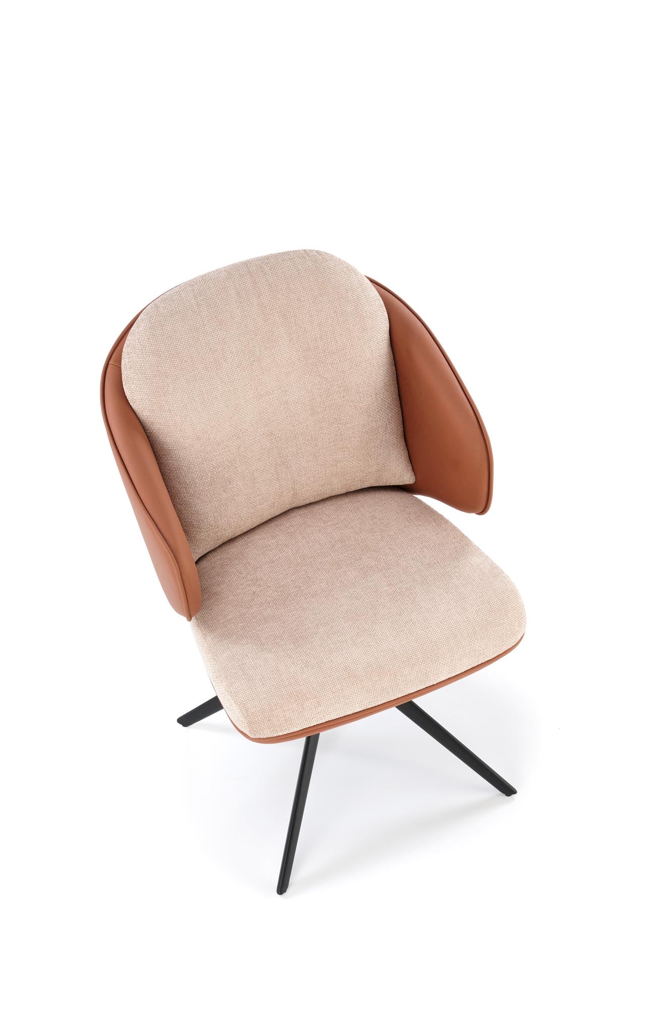 Sedia girevole in acciaio Tery 58x67 cm