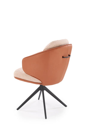 Sedia girevole in acciaio Tery 58x67 cm