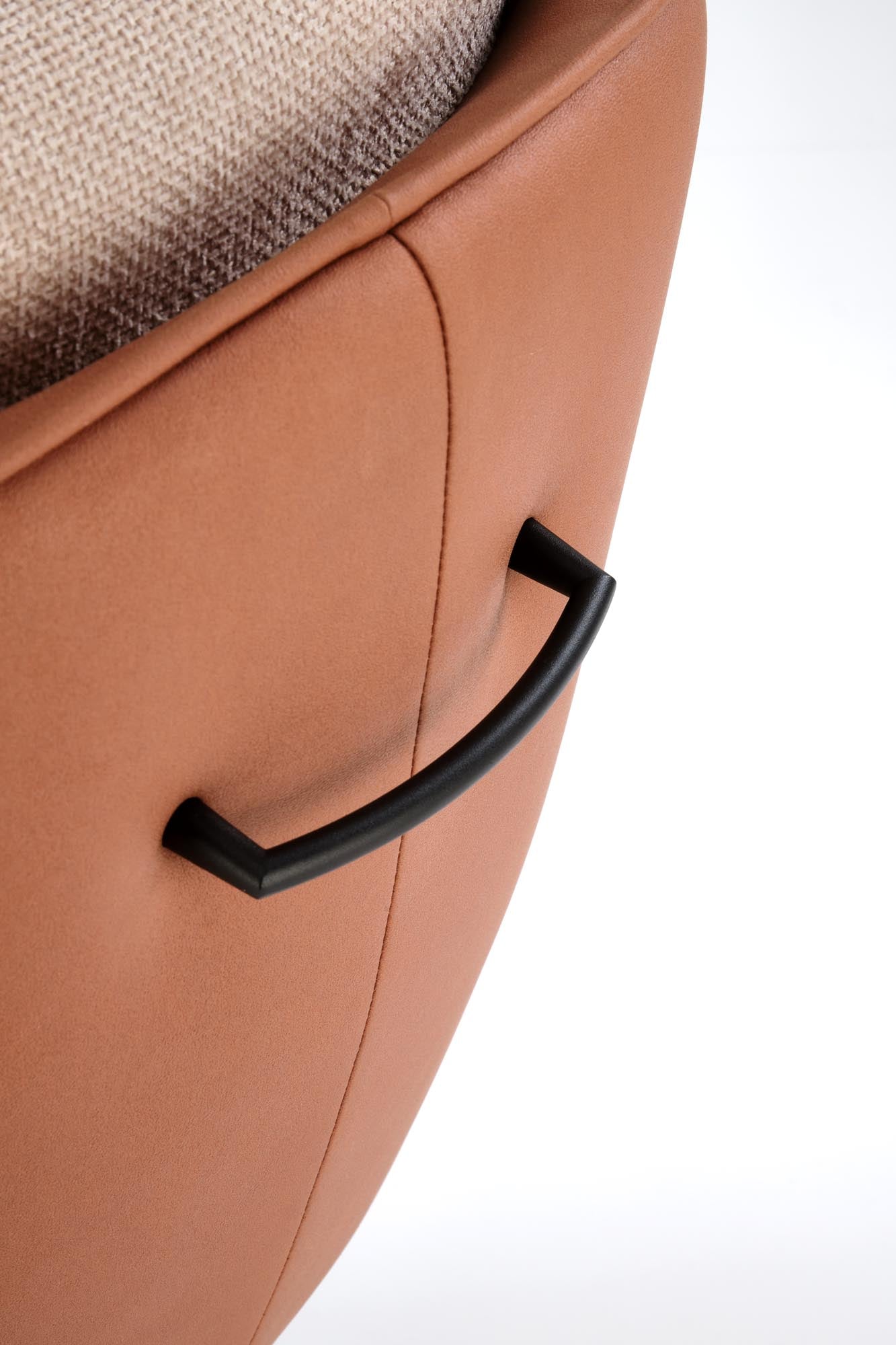 Sedia girevole in acciaio Tery 58x67 cm