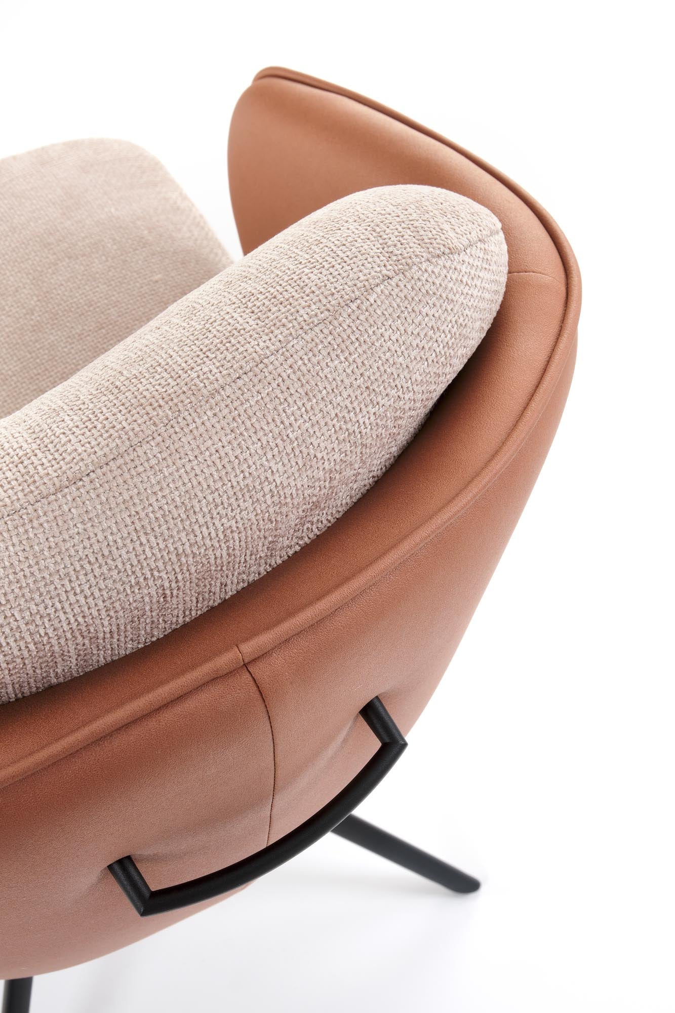 Sedia girevole in acciaio Tery 58x67 cm