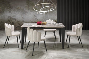 Tavolo allungabile per 6/8 persone marmo Aliseo 141/201x81 cm