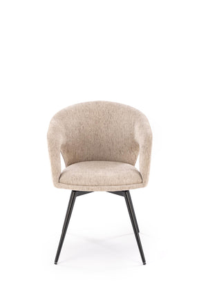 Sedia girevole in acciaio Mivy 57x78 cm