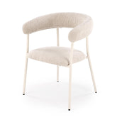 Set di 2 sedie in acciaio Doris 60x75 cm