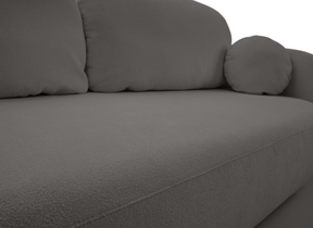 Divano letto in tessuto bouclè Madrid 238x142 cm
