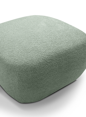 Pouf in tessuto bouclè Madrid 75x39 cm