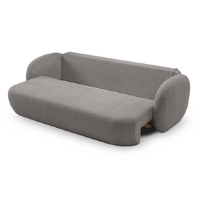Divano letto in tessuto bouclè Madrid 238x142 cm