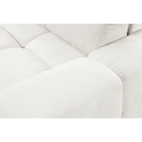 Divano letto in tessuto cannettato Vienna 259x99/149 cm