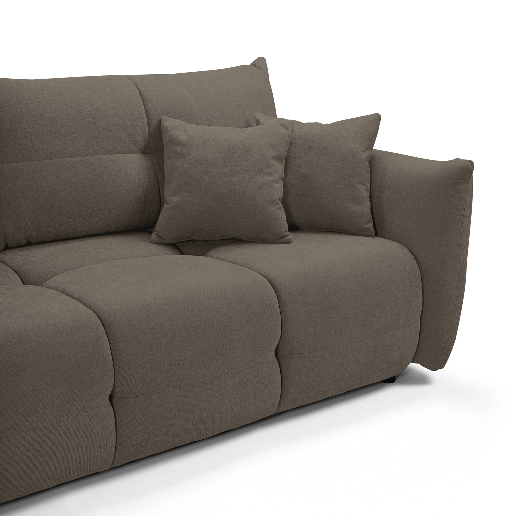 Divano letto in tessuto cinigliato Lisbona 245x110/144 cm