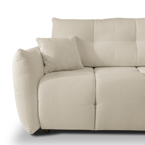 Divano letto angolare in tessuto cinigliato Dublino 257x111/177 cm