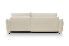 Divano letto angolare in tessuto cinigliato Dublino 257x111/177 cm