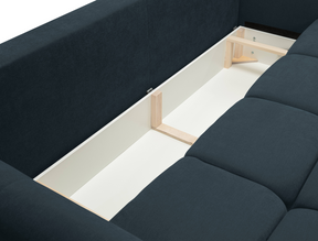 Divano letto in tessuto cinigliato Lisbona 245x110/144 cm