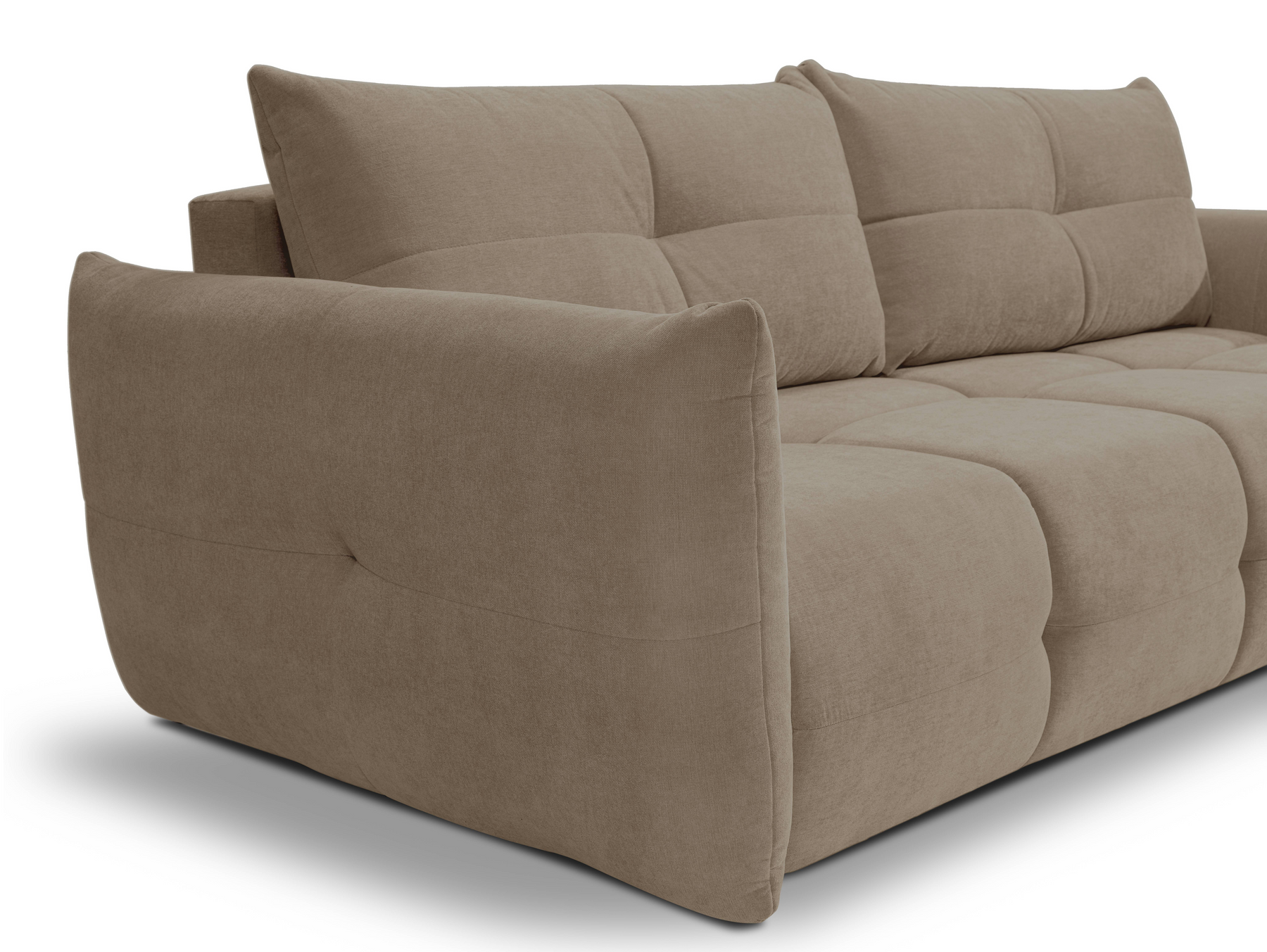 Divano letto in tessuto cinigliato Lisbona 245x110/144 cm