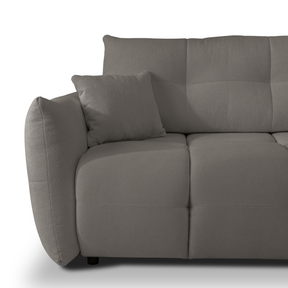 Divano letto angolare in tessuto cinigliato Dublino 257x111/177 cm