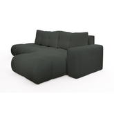 Divano letto angolare in tessuto cinigliato Vienna 286x177 cm