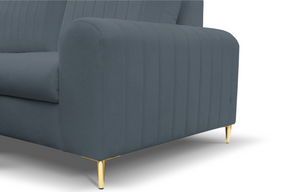 Divano letto angolare in tessuto cinigliato Firenze 251x164 cm