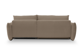 Divano letto angolare in tessuto cinigliato Dublino 257x111/177 cm