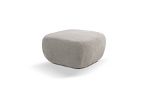 Pouf in tessuto bouclè Madrid 75x39 cm