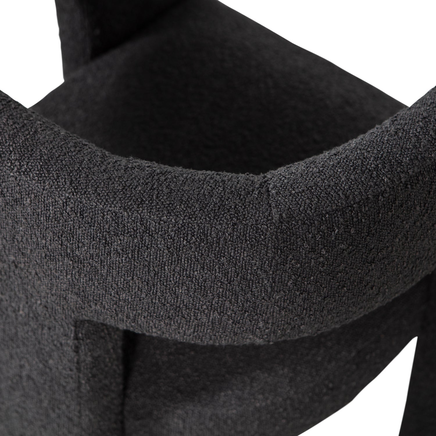 Poltrona in tessuto bouclé Tya 63x71 cm