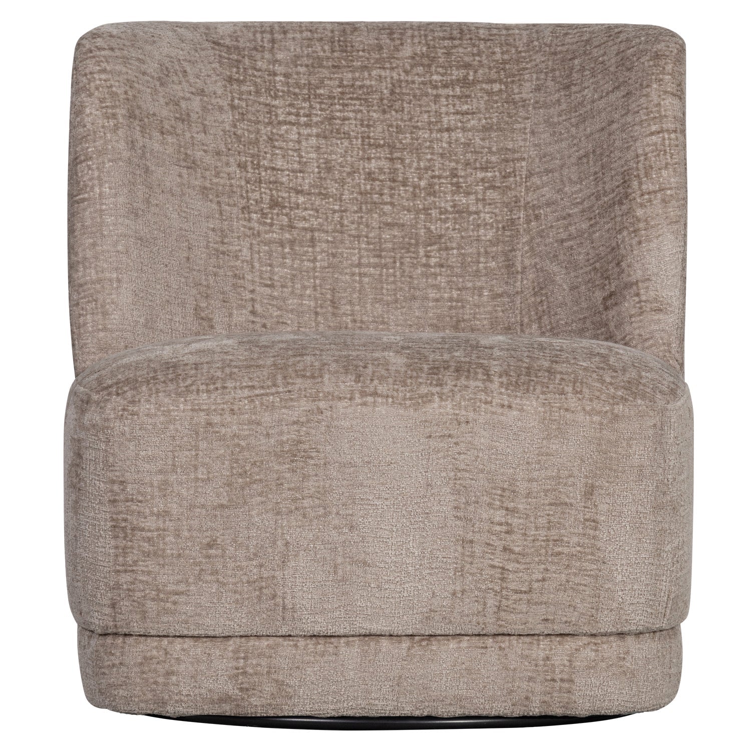 Poltrona girevole in velluto Milla 74x75 cm