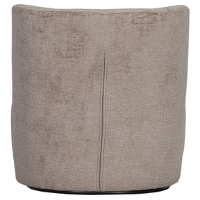 Poltrona girevole in velluto Milla 74x75 cm