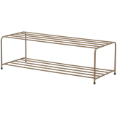 Scarpiera in metallo marrone militare Josse 25x80 cm