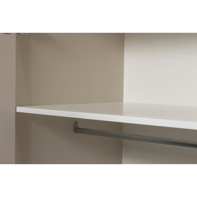 Armadio 2 ante 2 cassetti in legno di pino Connect 94x195 cm