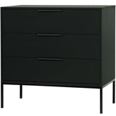 Cassettiera 3 cassetti in legno di pino Adam 93x94 cm