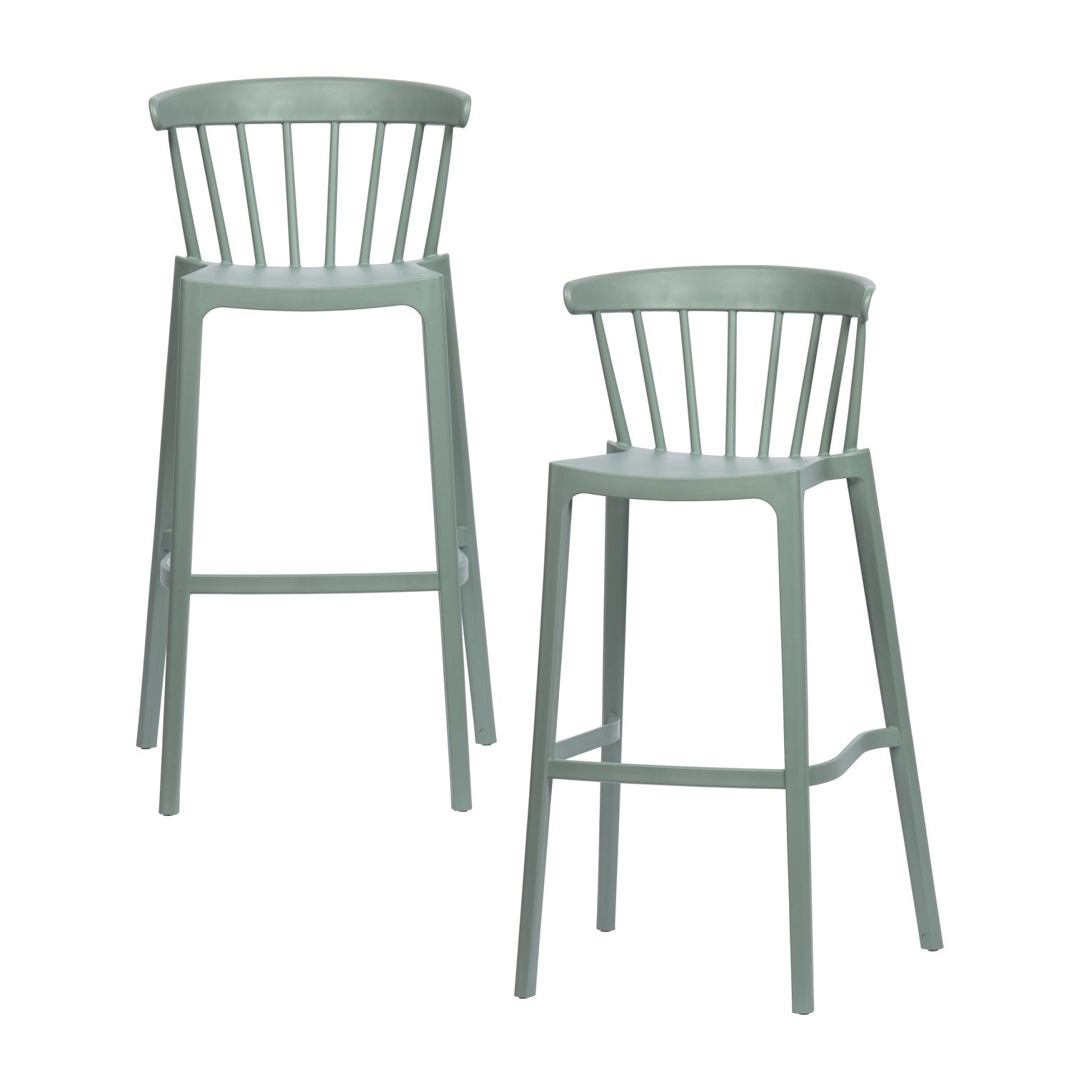Set di 2 sgabelli in polipropilene Bliss 54x103 cm
