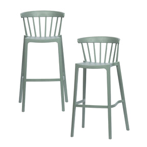 Set di 2 sgabelli in polipropilene Bliss 54x103 cm