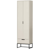 Credenza 2 ante 1 cassetto in polvere di pino Silas 210x60 cm