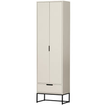 Credenza 2 ante 1 cassetto in polvere di pino Silas 210x60 cm