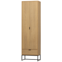 Credenza 2 ante 1 cassetto in polvere di pino Silas 210x60 cm