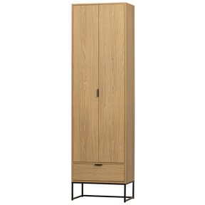 Credenza 2 ante 1 cassetto in polvere di pino Silas 210x60 cm