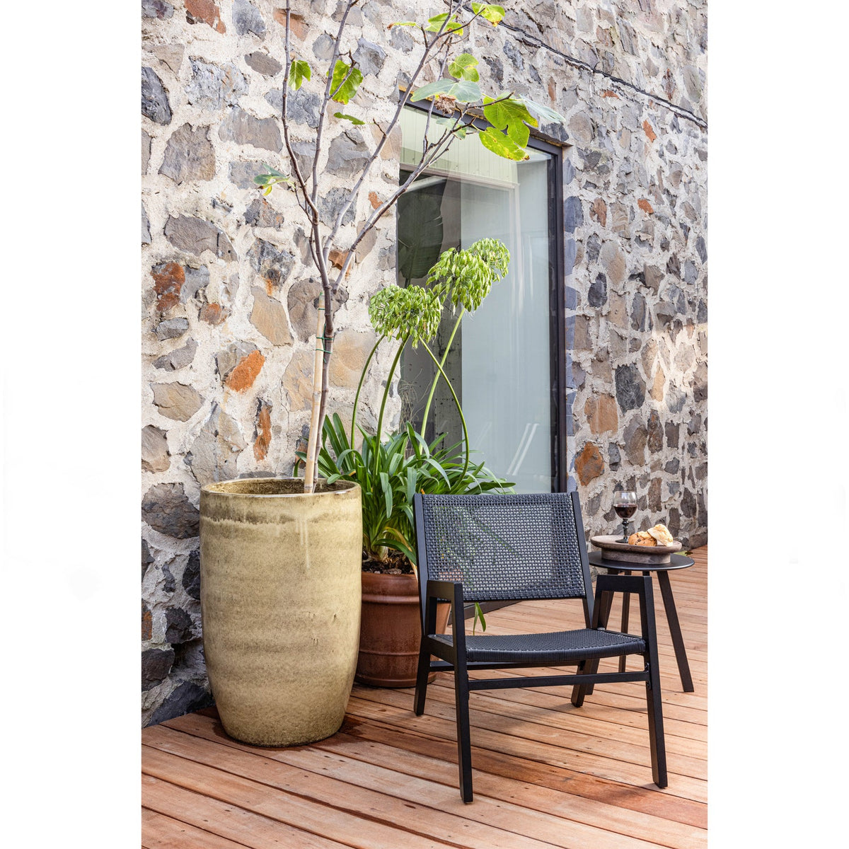 Set di 2 sedie da esterno in alluminio Pem 62x75 cm