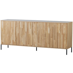Credenza 4 ante in rovere New Gravure 85x200 cm